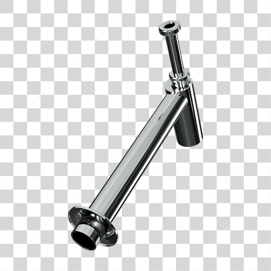 Sifão de Metal Pia PNG Transparente