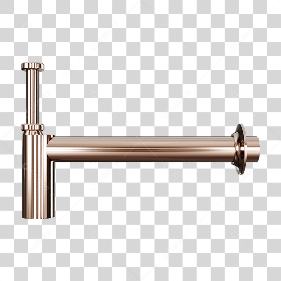 Sifão de Metal Pia PNG Transparente