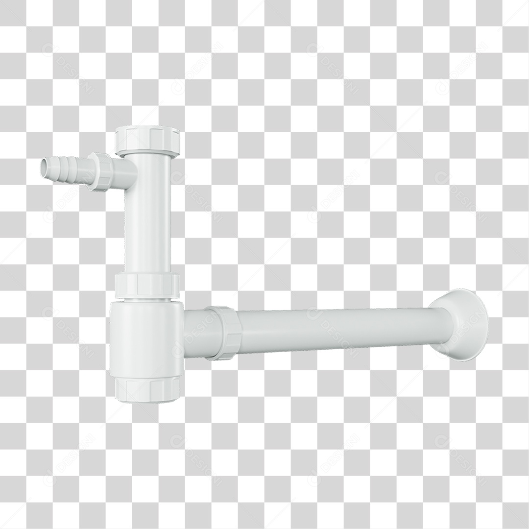 Sifão de Metal Pia PNG Transparente