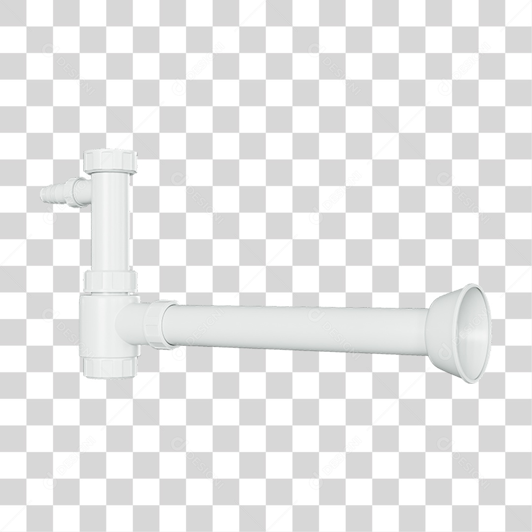 Sifão de Metal Pia PNG Transparente