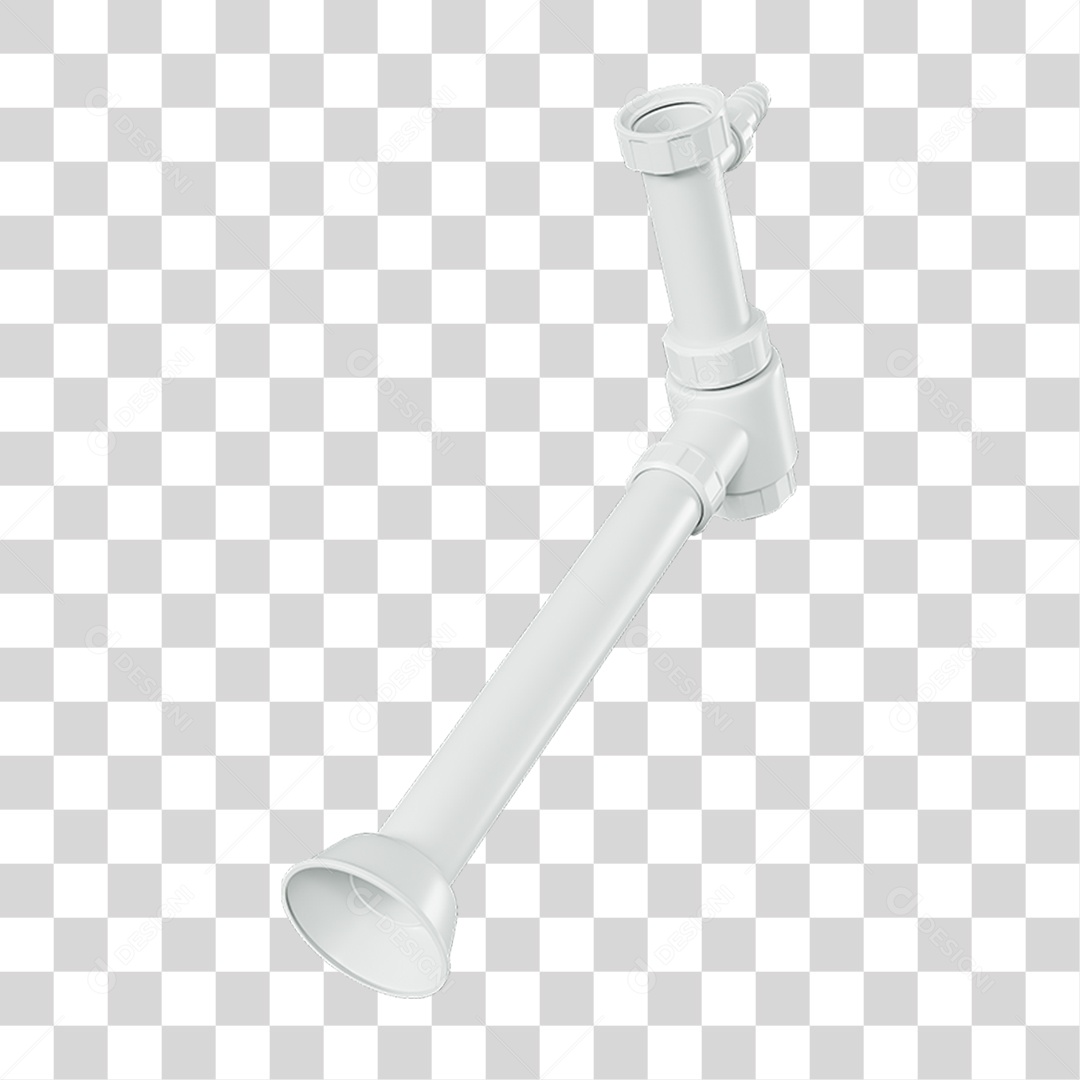 Sifão de Metal Pia PNG Transparente