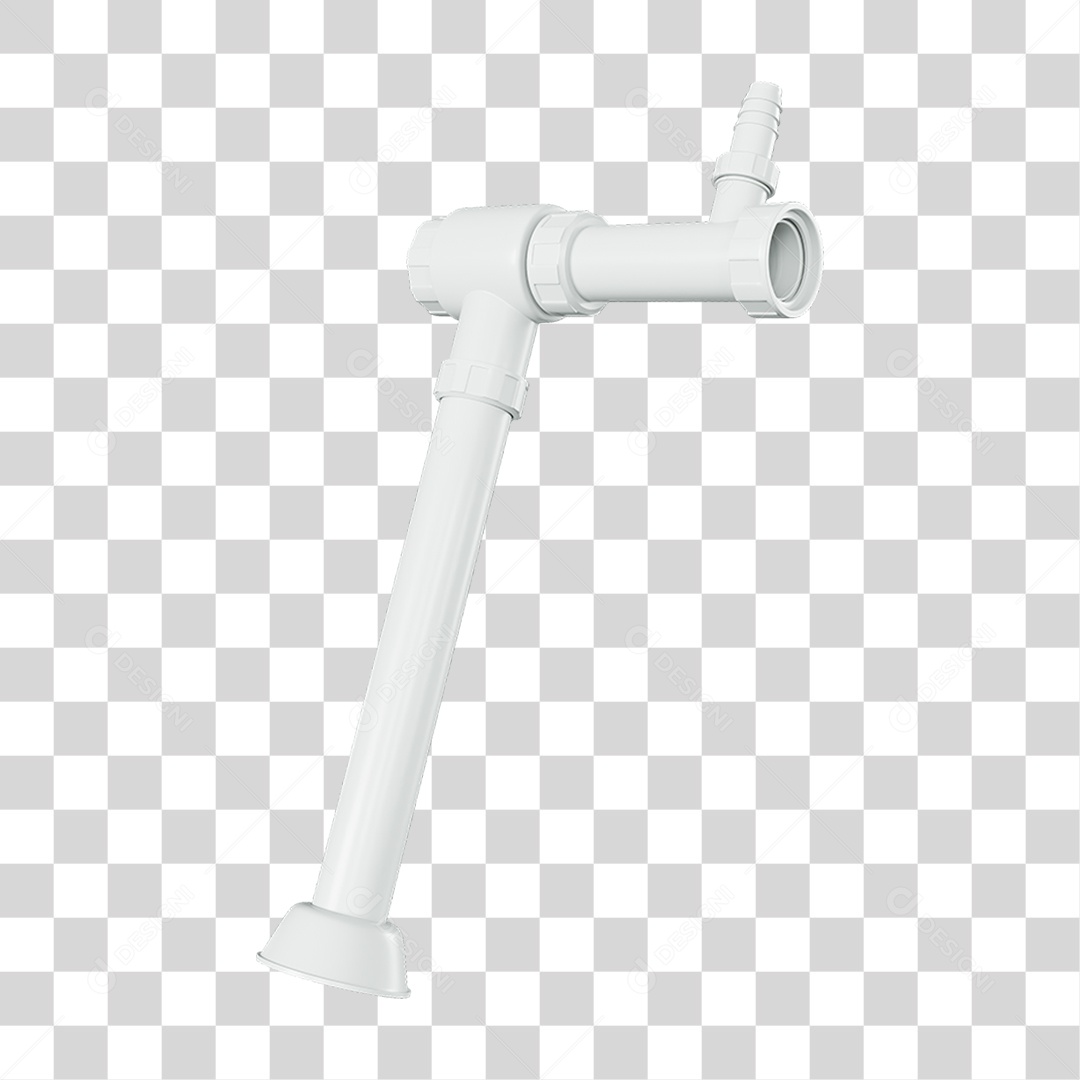 Sifão de Metal Pia PNG Transparente