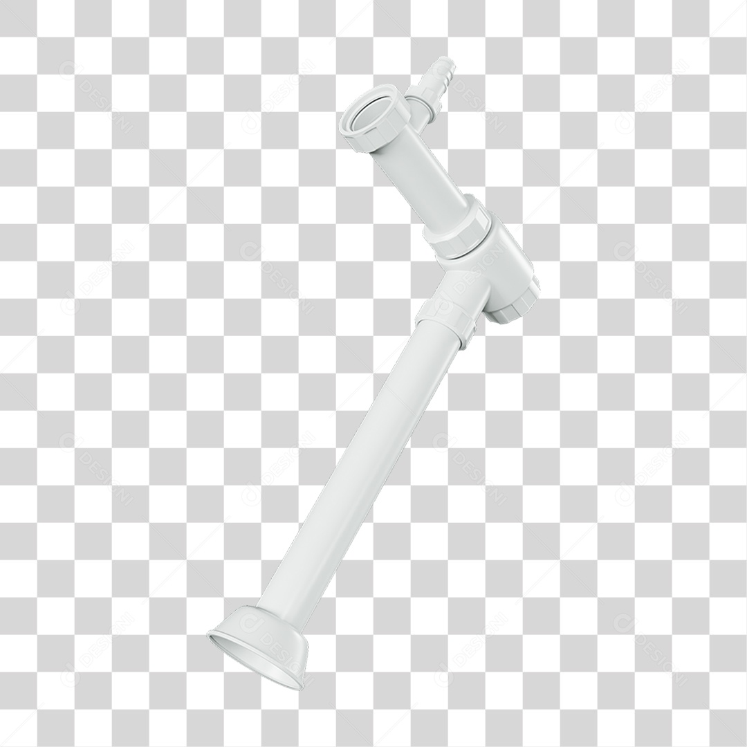 Sifão de Metal Pia PNG Transparente