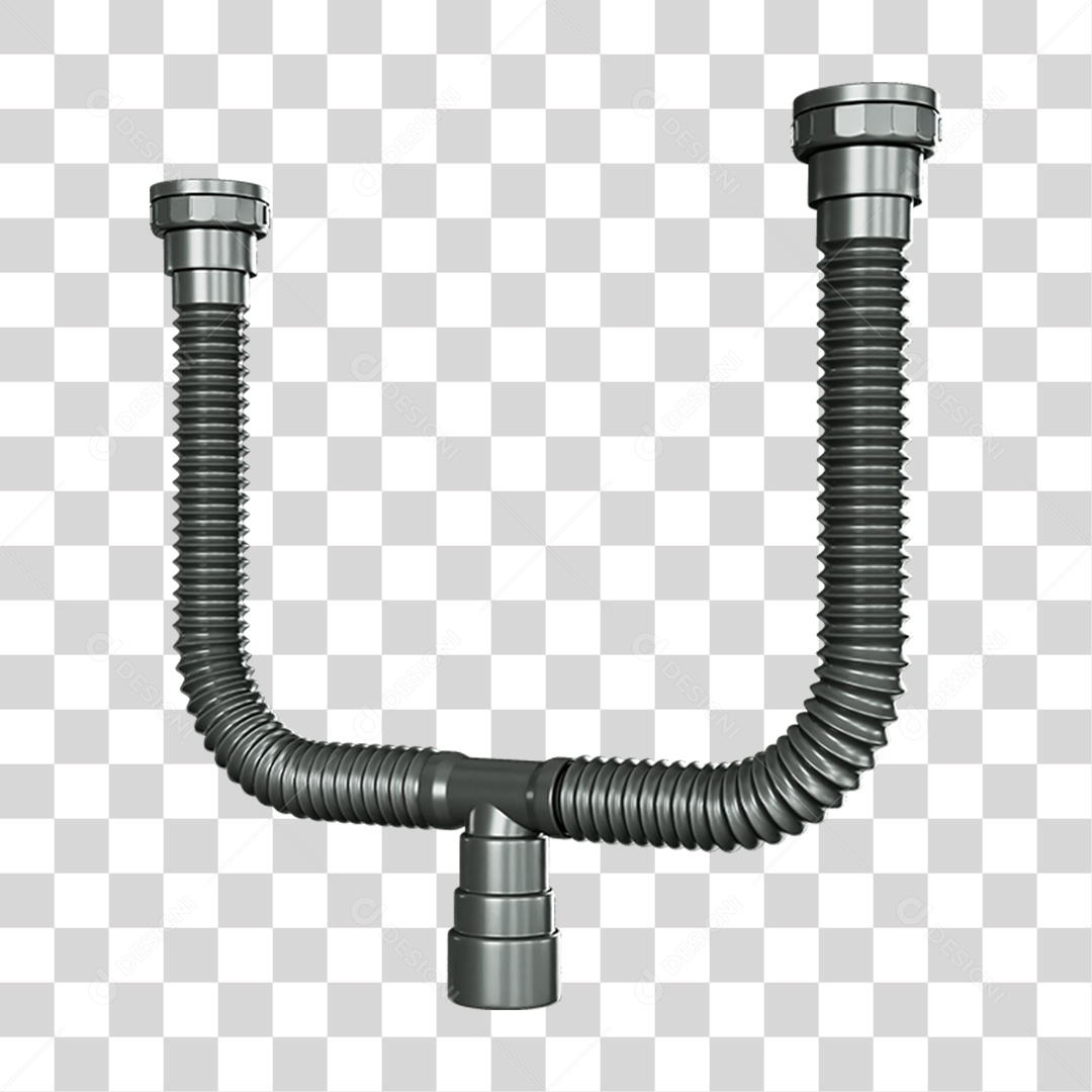 Sifão de Plástico PNG Transparente