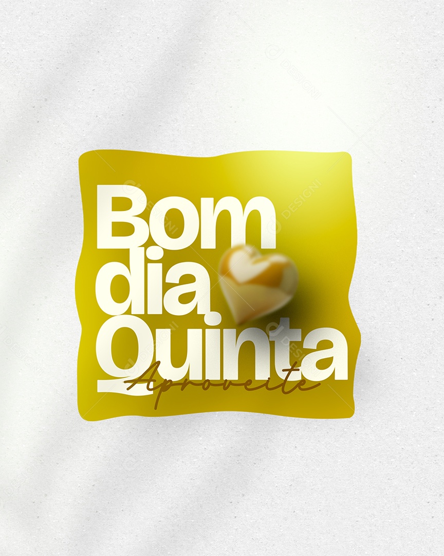 Bom Dia Quinta Aproveite Social Media PSD Editável