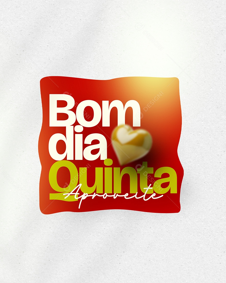 Bom Dia Quinta Social Media PSD Editável
