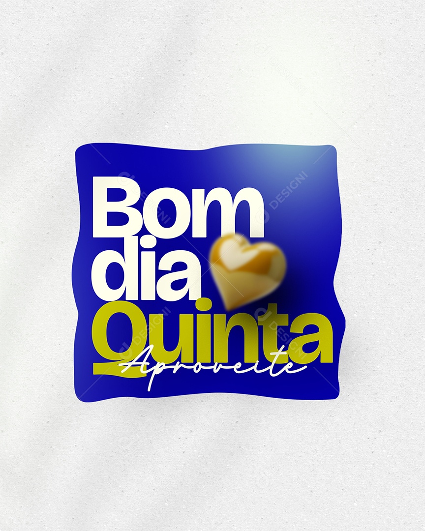 Bom Dia Quinta Aproveite Social Media PSD Editável