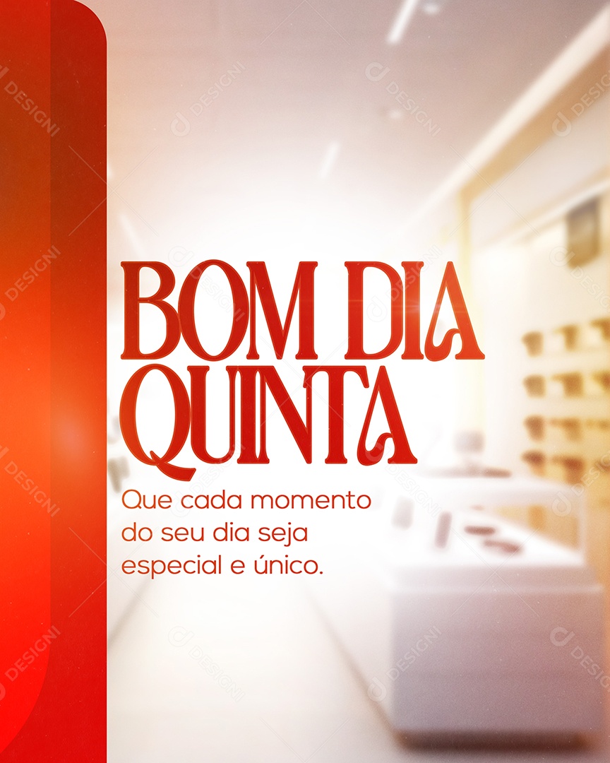 Bom Dia Quinta Social Media PSD Editável