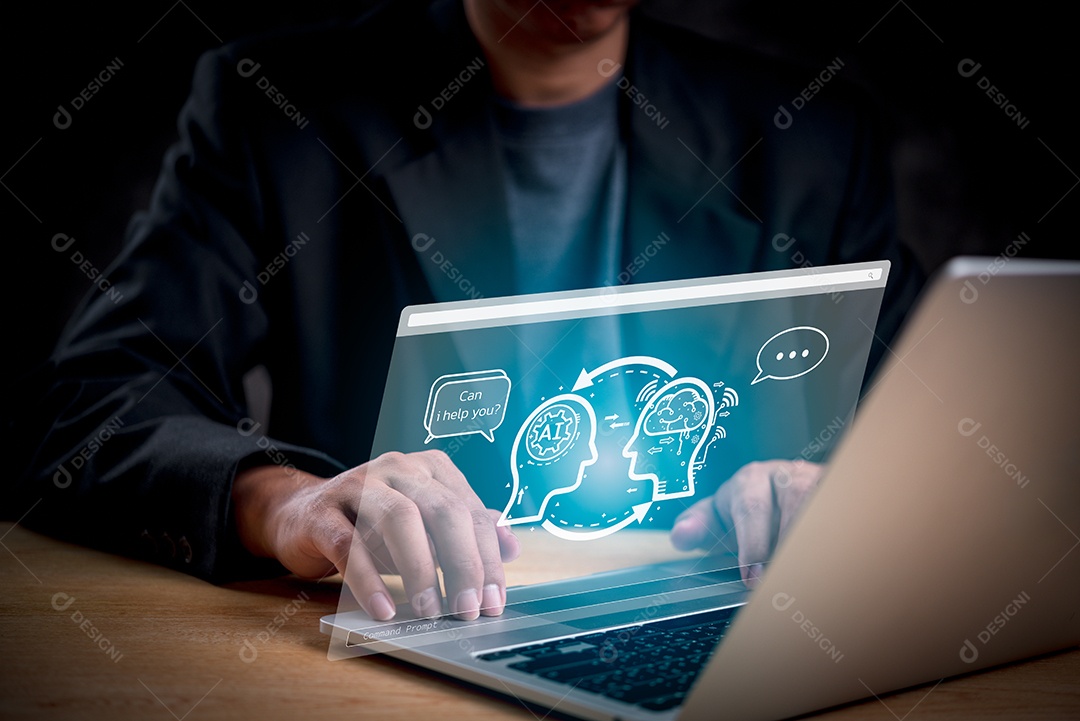 Jovem empresário em seu escritório