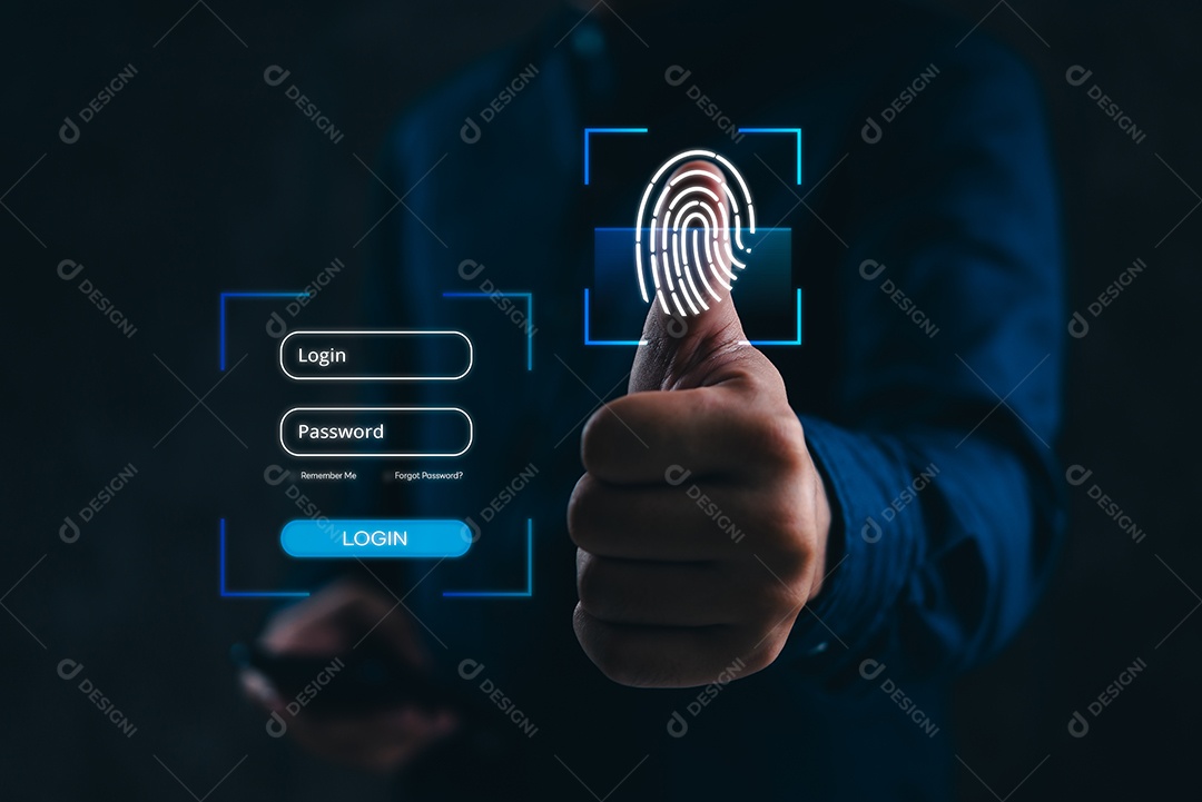 Jovem empresário em seu escritório