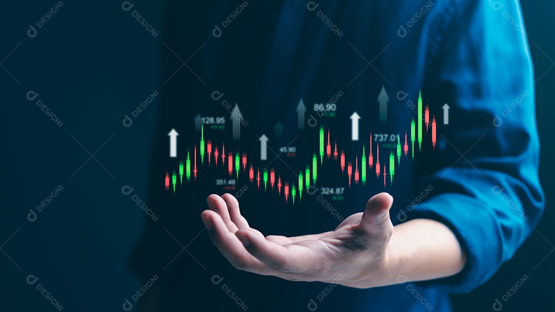 Jovem empresário em seu escritório