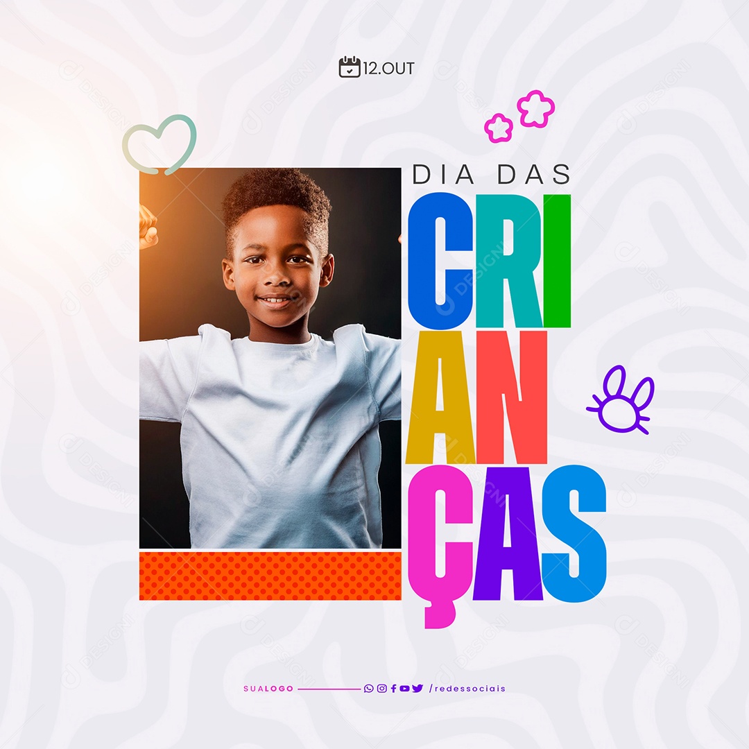 Story Feliz Dia das Crianças 12 de Outubro Social Media PSD Editável