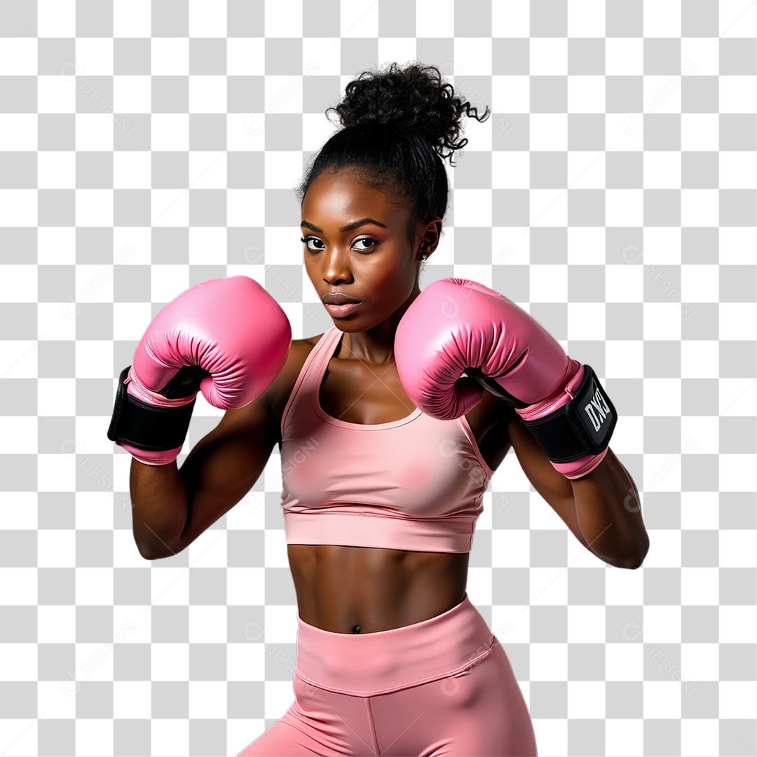 Mulher de Rosa Outubro Rosa Mês de Conscientização Sobre o Câncer de Mama PNG Transparente