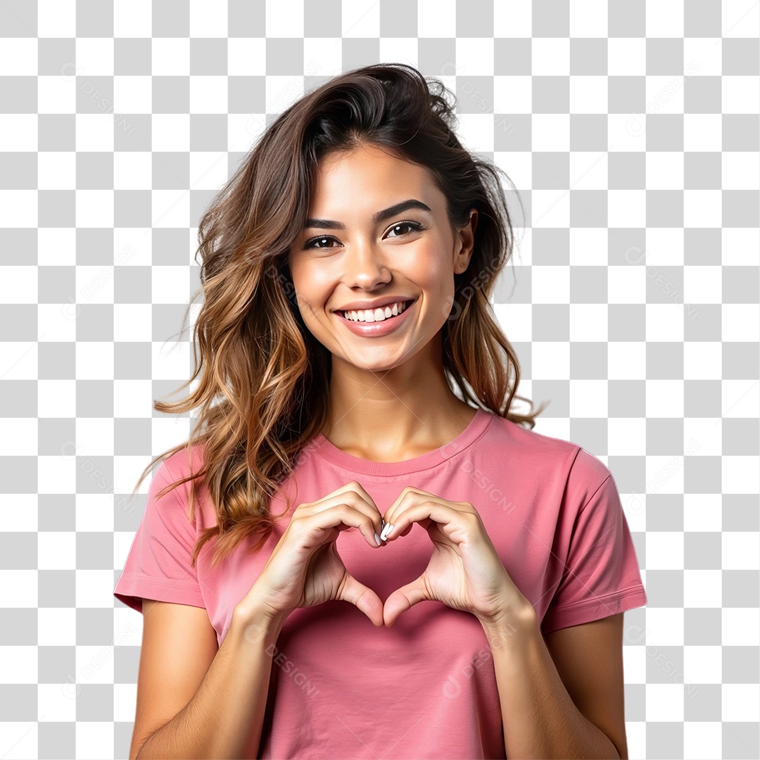 Mulher de Rosa Outubro Rosa Mês de Conscientização Sobre o Câncer de Mama PNG Transparente