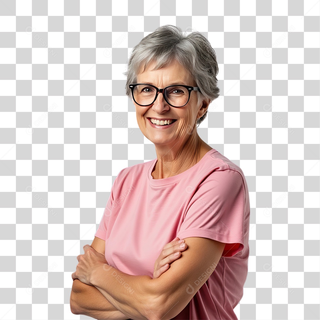 Mulher de Rosa Outubro Rosa Mês de Conscientização Sobre o Câncer de Mama PNG Transparente