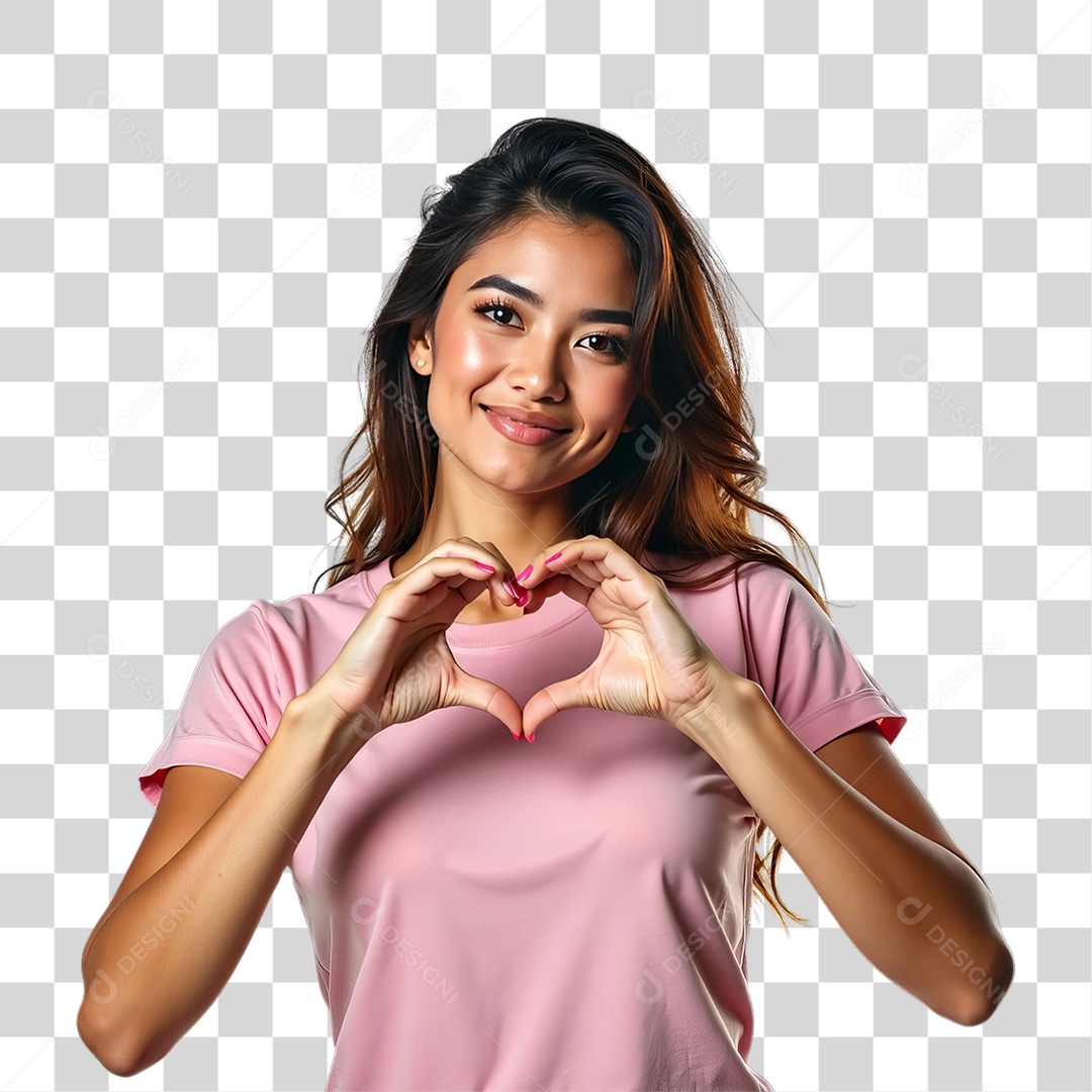 Mulher de Rosa Outubro Rosa Mês de Conscientização Sobre o Câncer de Mama PNG Transparente