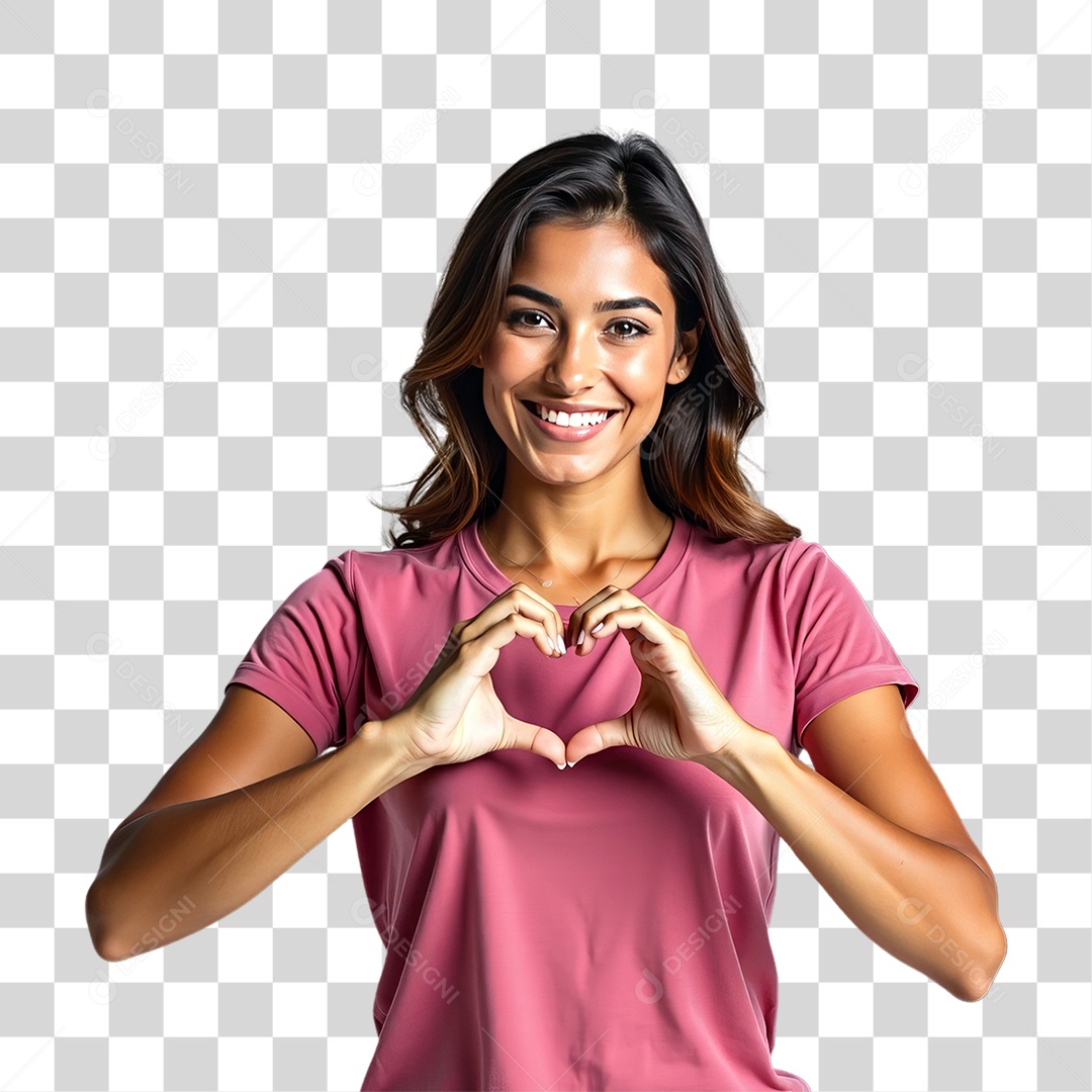 Mulher de Rosa Outubro Rosa Mês de Conscientização Sobre o Câncer de Mama PNG Transparente