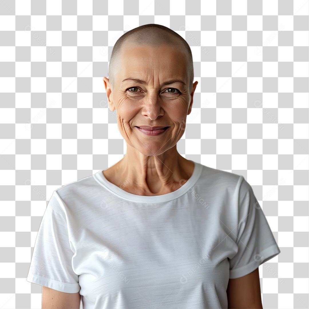 Mulher Outubro Rosa Mês de Conscientização Sobre o Câncer de Mama PNG Transparente