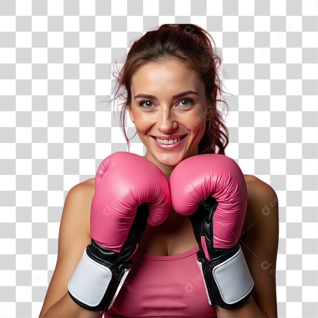 Mulher de Rosa Outubro Rosa Mês de Conscientização Sobre o Câncer de Mama PNG Transparente