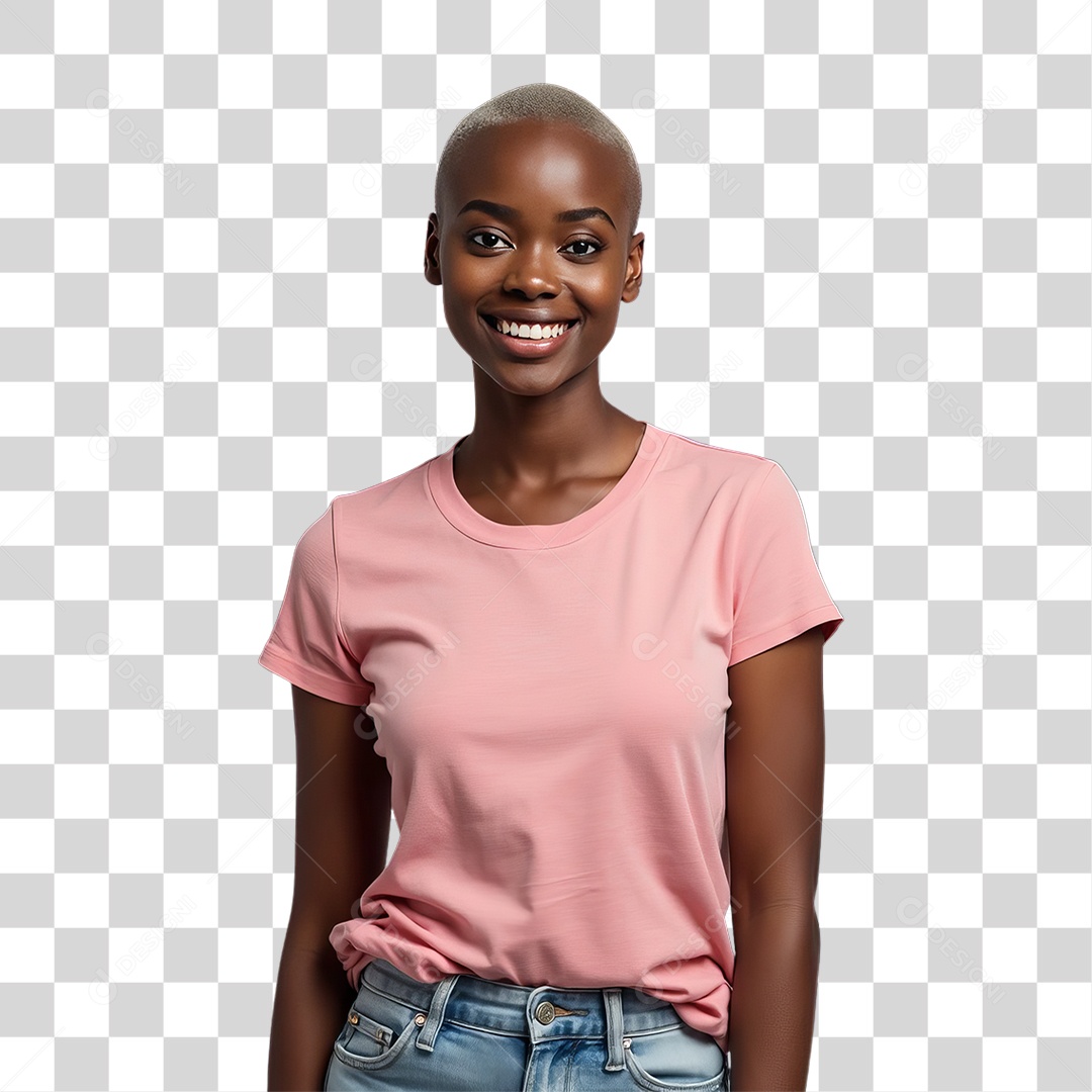 Mulher de Rosa Outubro Rosa Mês de Conscientização Sobre o Câncer de Mama PNG Transparente