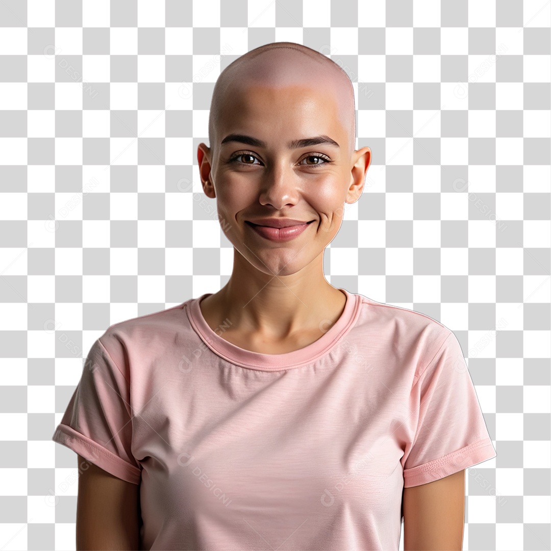 Mulher de Rosa Outubro Rosa Mês de Conscientização Sobre o Câncer de Mama PNG Transparente