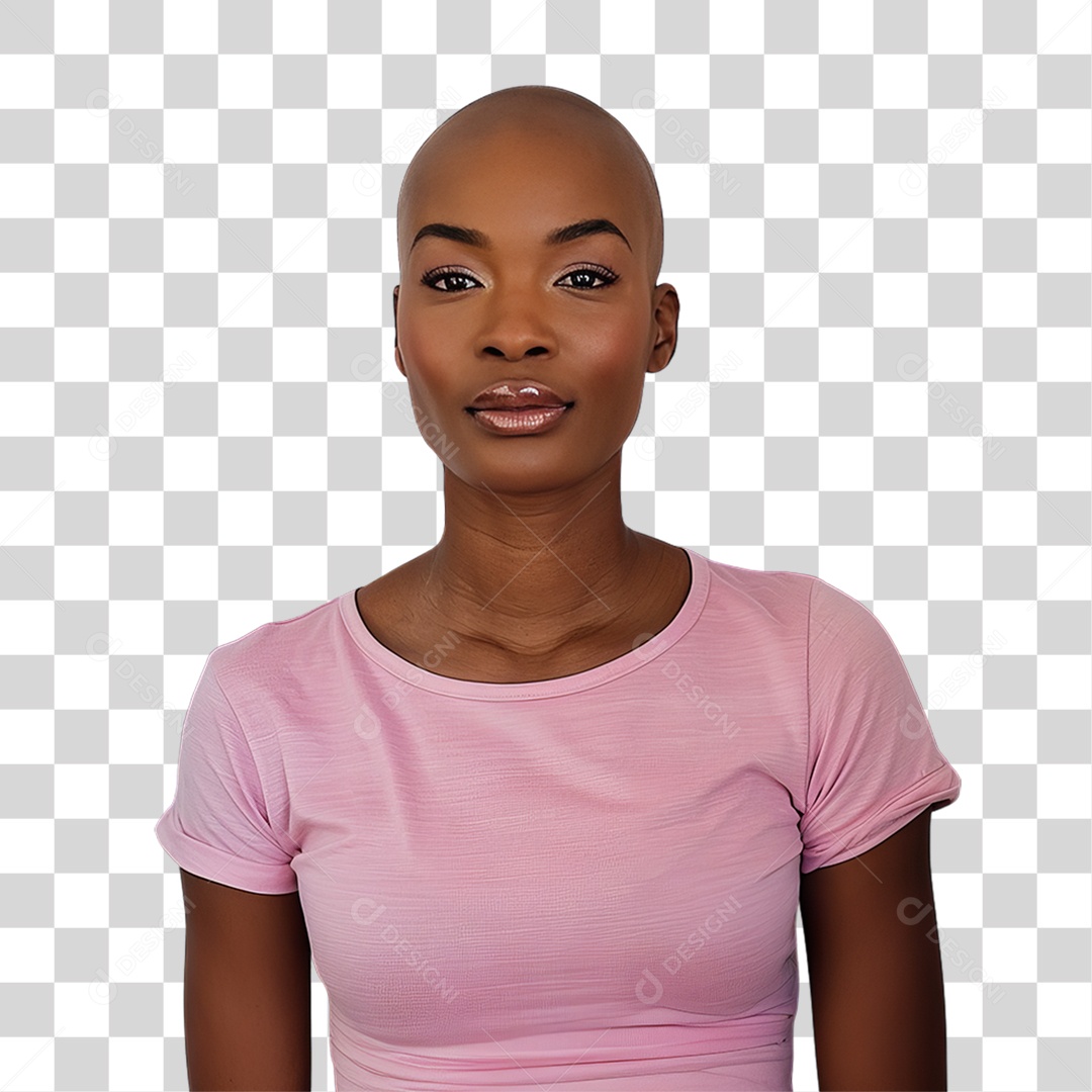 Mulher de Rosa Outubro Rosa Mês de Conscientização Sobre o Câncer de Mama PNG Transparente