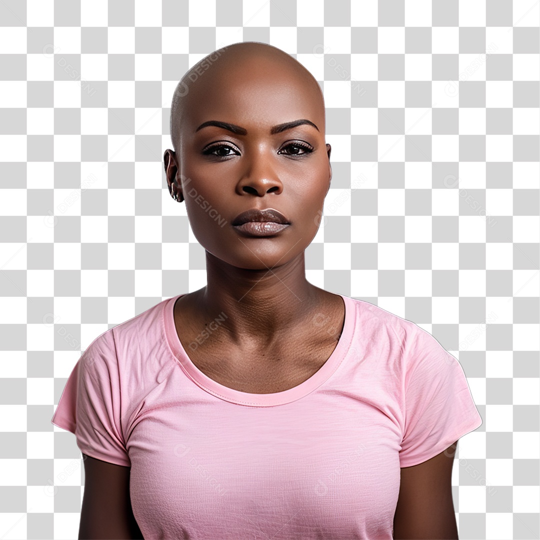 Mulher de Rosa Outubro Rosa Mês de Conscientização Sobre o Câncer de Mama PNG Transparente