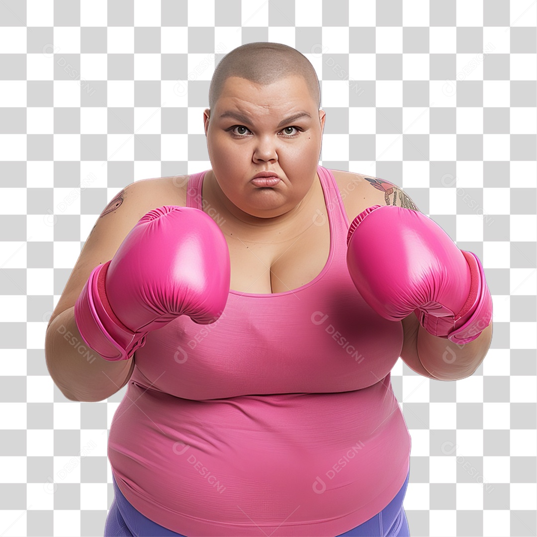 Mulher de Rosa Outubro Rosa Mês de Conscientização Sobre o Câncer de Mama PNG Transparente