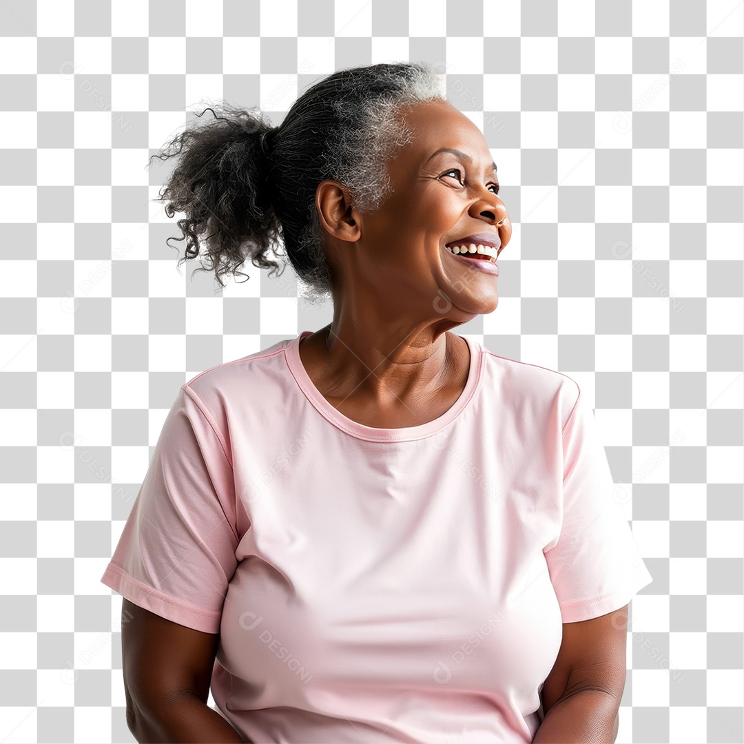 Mulher de Rosa Outubro Rosa Mês de Conscientização Sobre o Câncer de Mama PNG Transparente