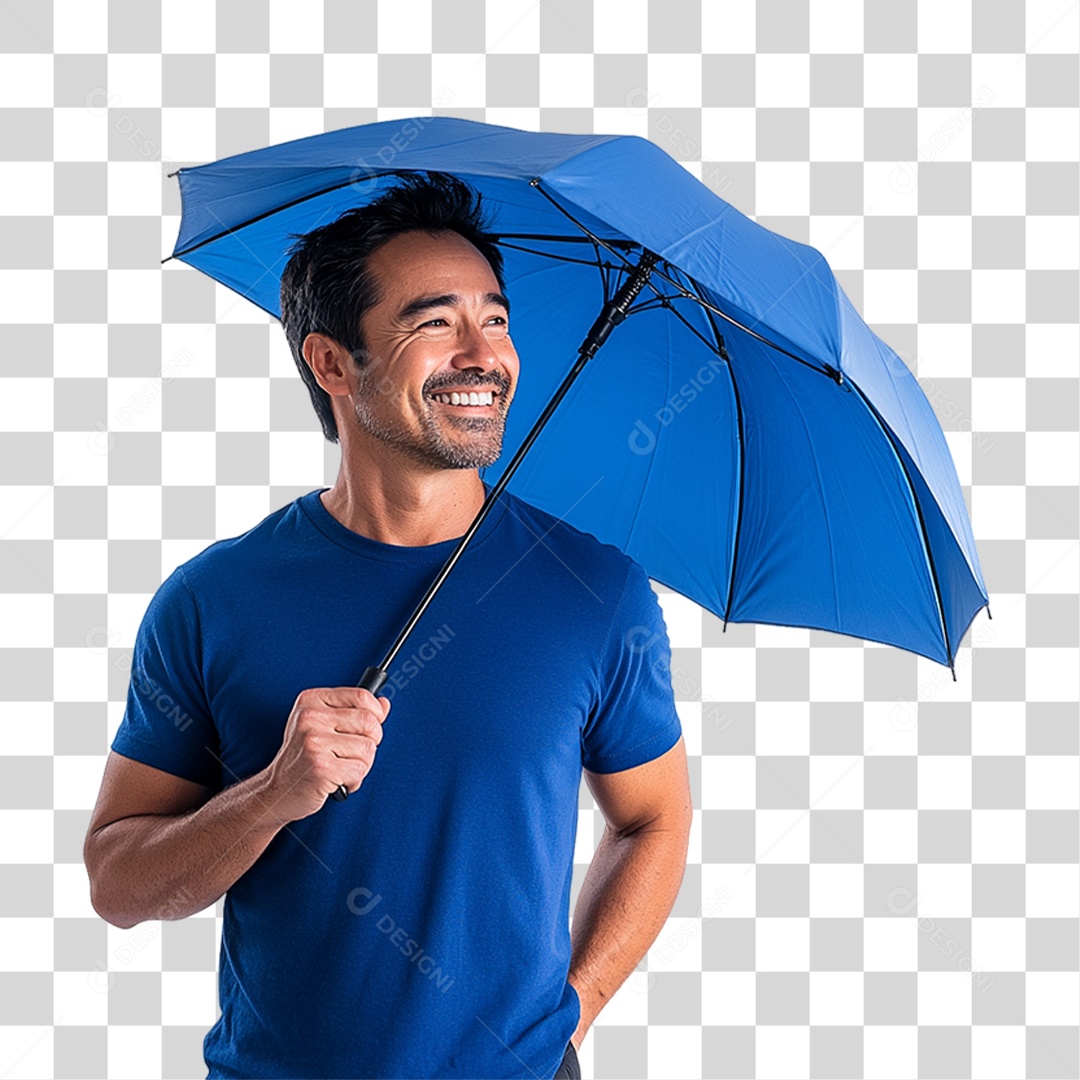 Mens Blue Shirt For Awareness of November Blue PNG Transparent