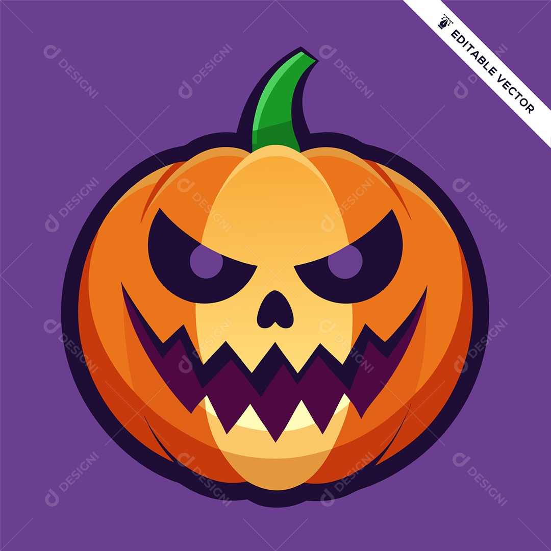 Abóbora do Halloween Ilustração Vetor EPS