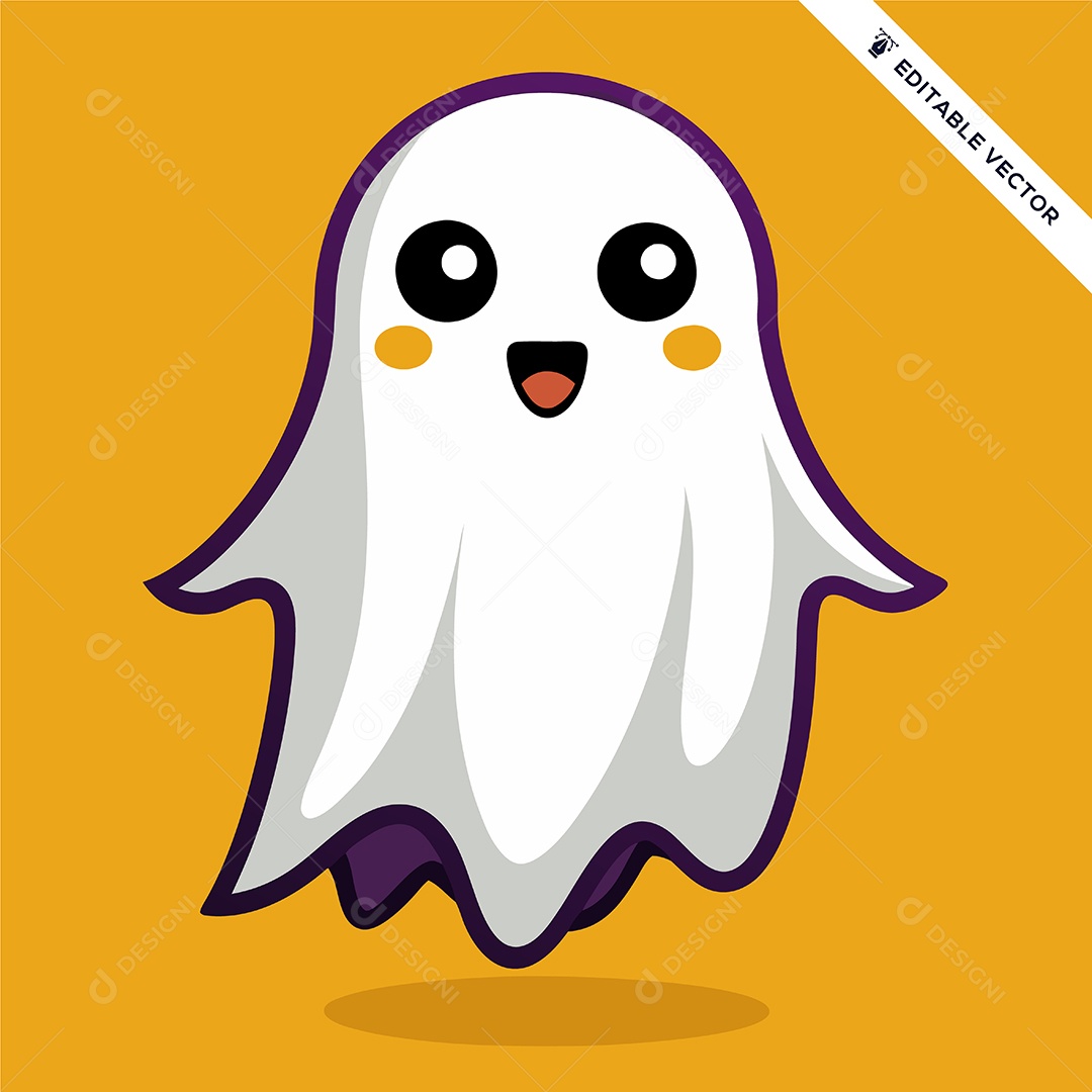 Fantasma do Halloween Ilustração Vetor EPS