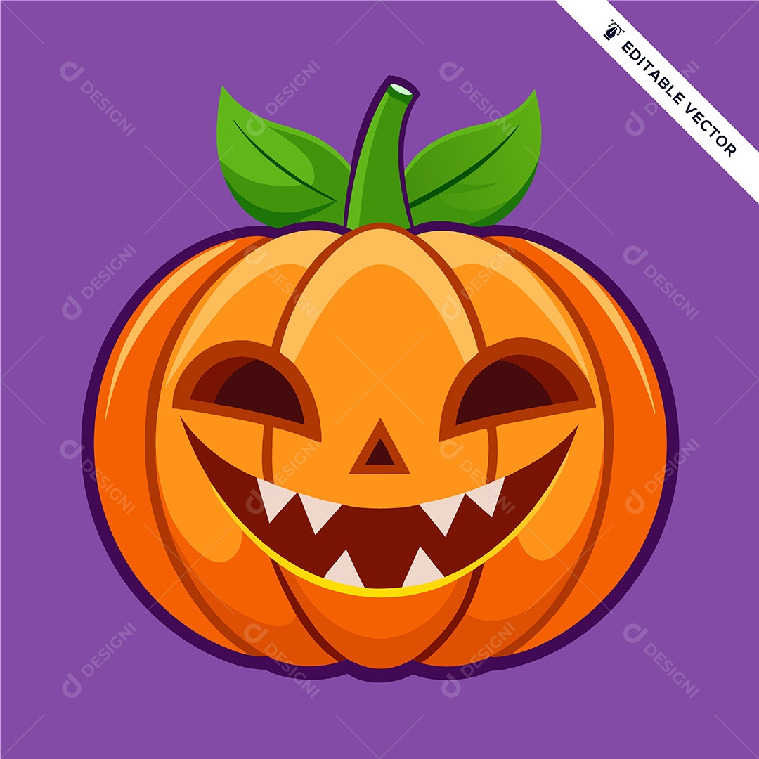 Abóbora do Halloween Ilustração Vetor EPS