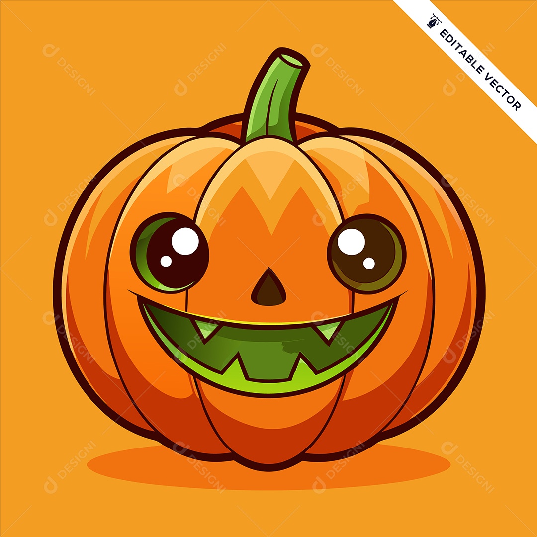 Abóbora do Halloween Ilustração Vetor EPS