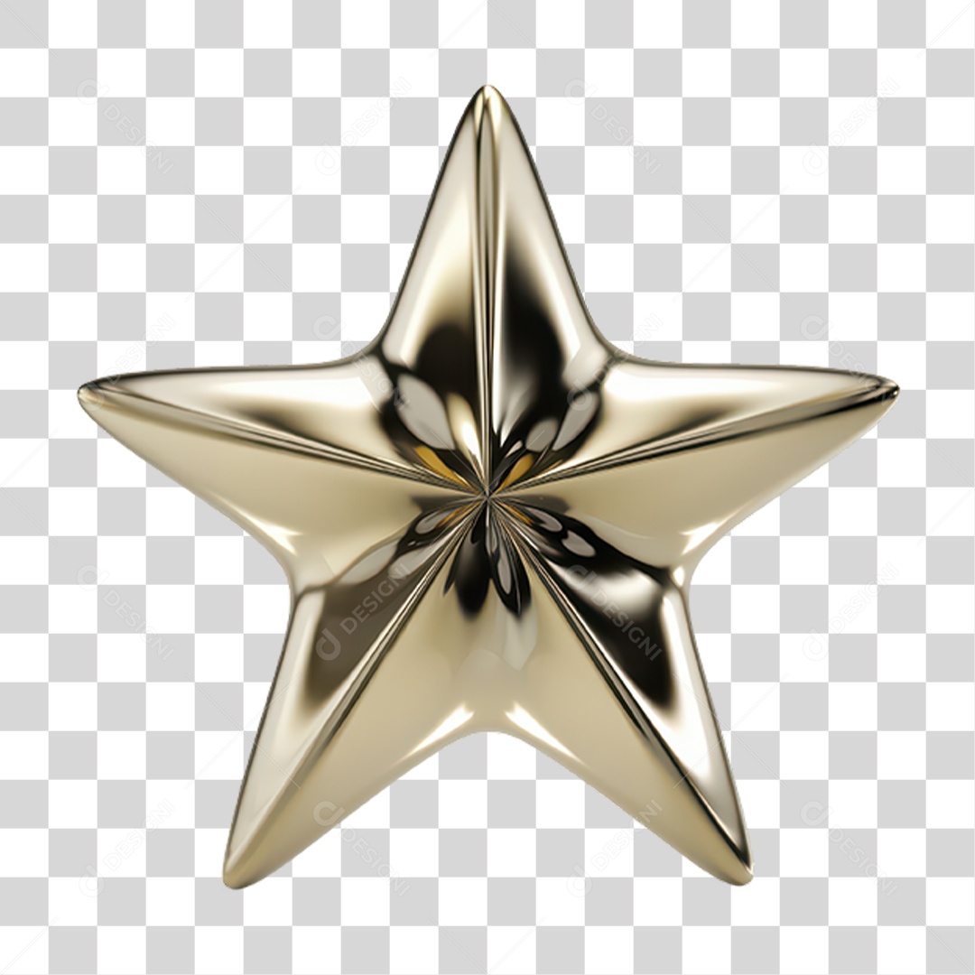 Elemento 3D Decoração de Natal PNG Transparente