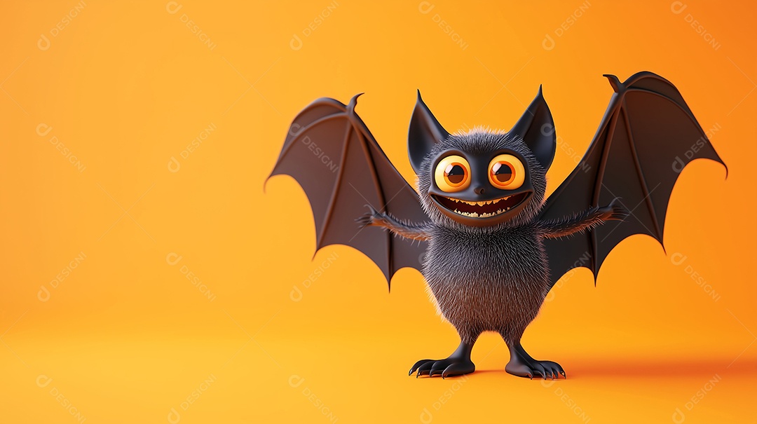 Morcego fofo para o halloween