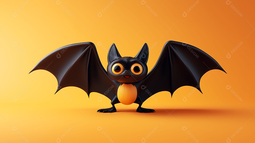 Morcego fofo para o halloween