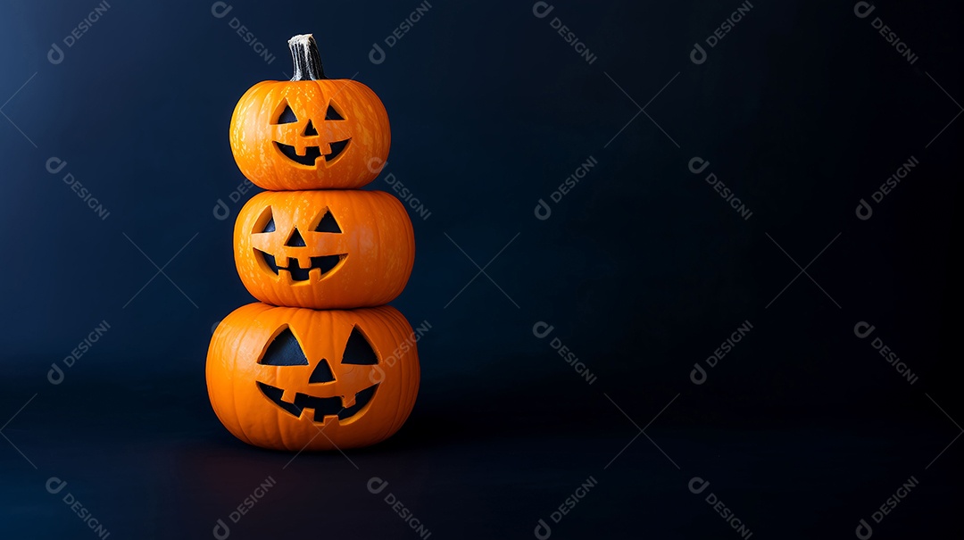Áboboras decoradas para o halloween