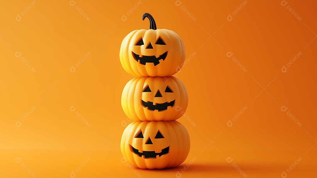 Áboboras decoradas para o halloween