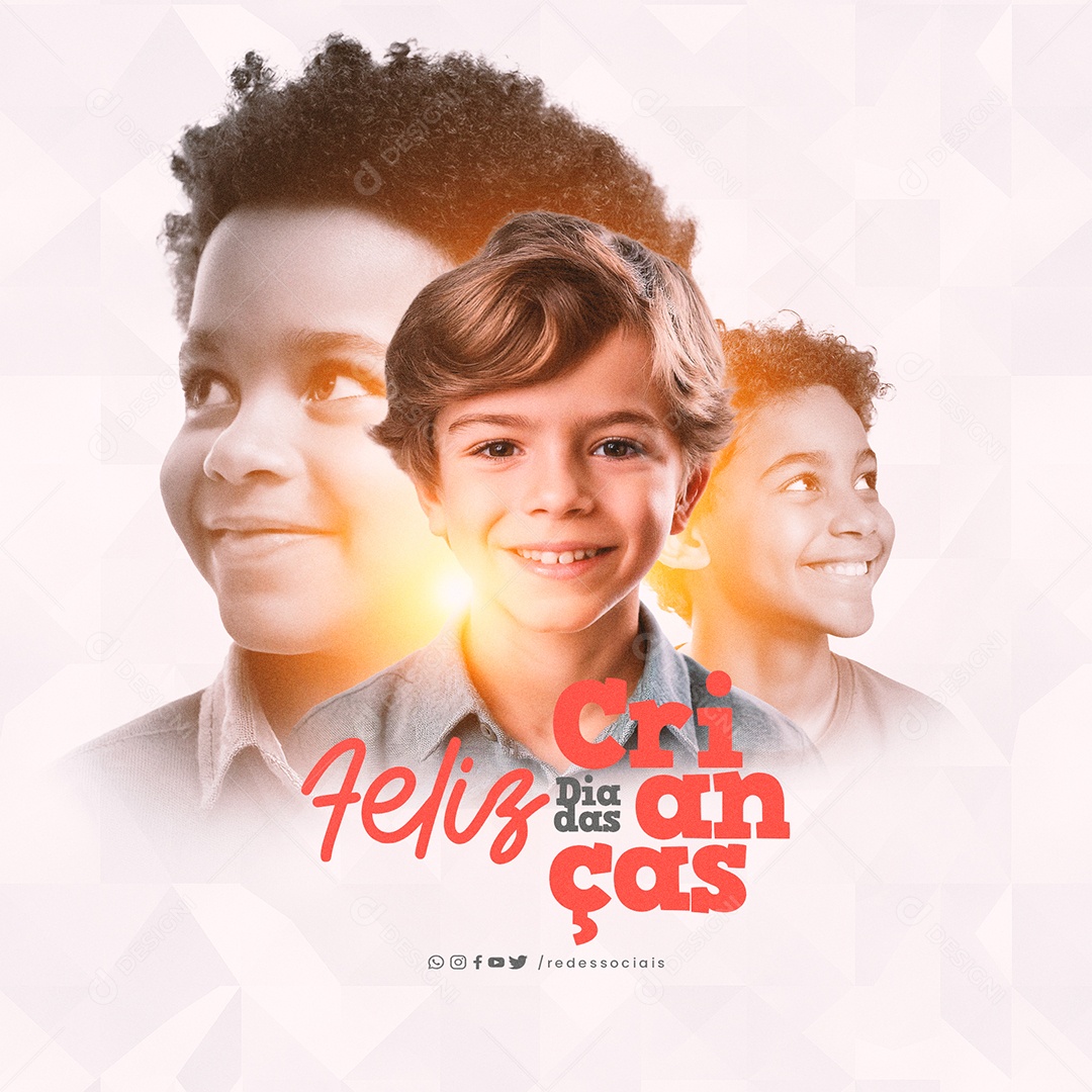 Social Media Dia das Crianças A Magia da Infância PSD Editável