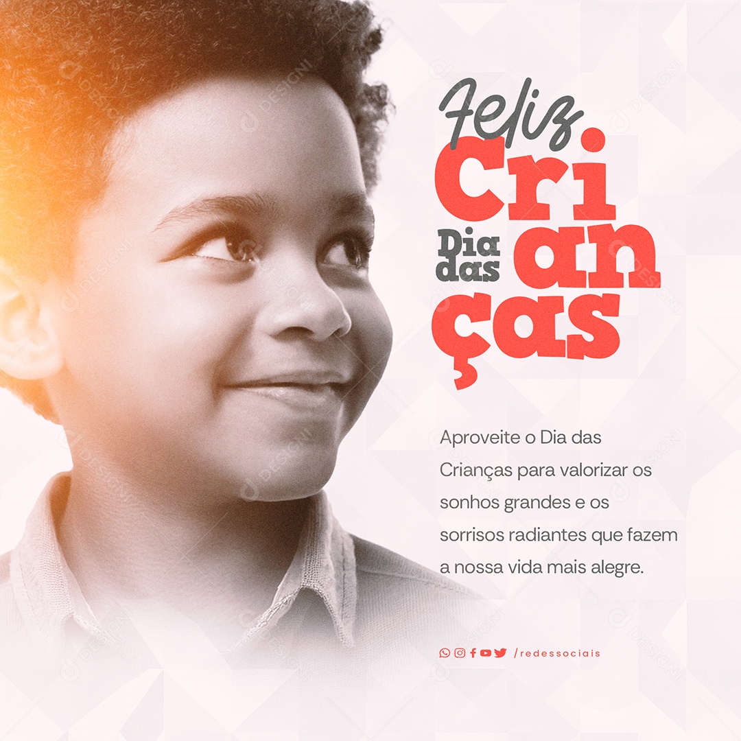 Social Media Dia das Crianças PSD Editável