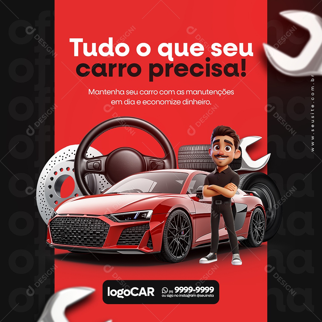 Oficina Social Media PSD Editável