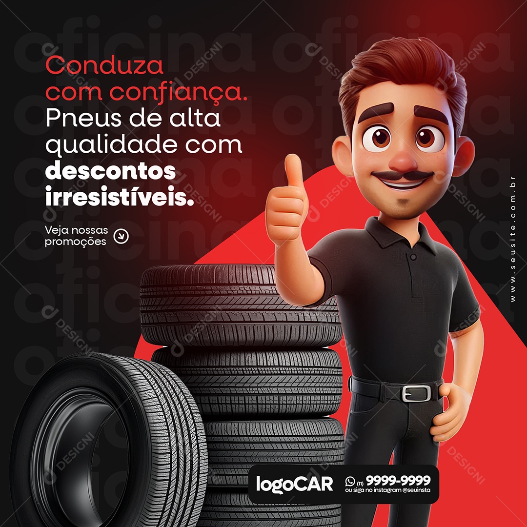 Oficina Social Media PSD Editável