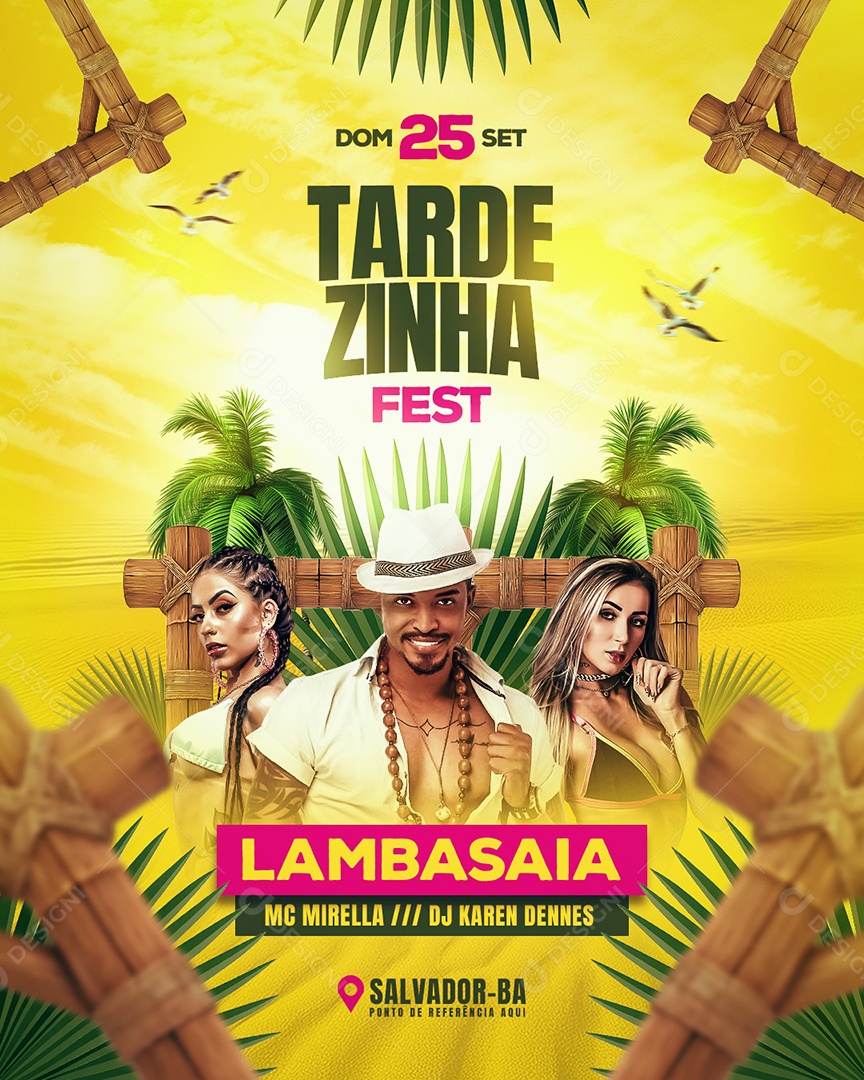 Tardizinha Social Media PSD Editável