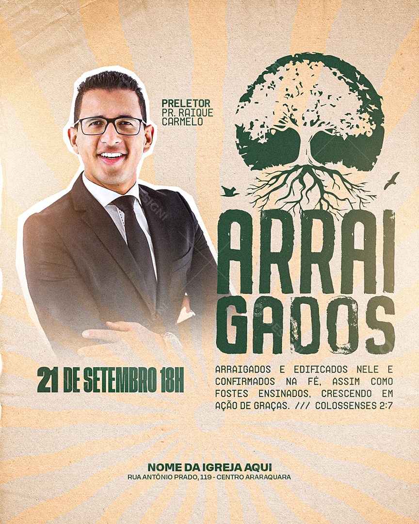 Arraigados Social Media PSD Editável