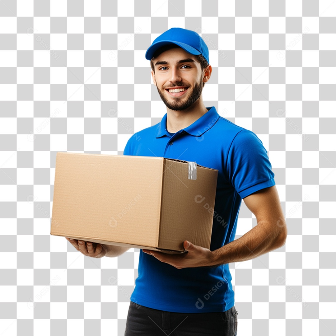 Entregador Trabalho Mercadorias PNG Transparente