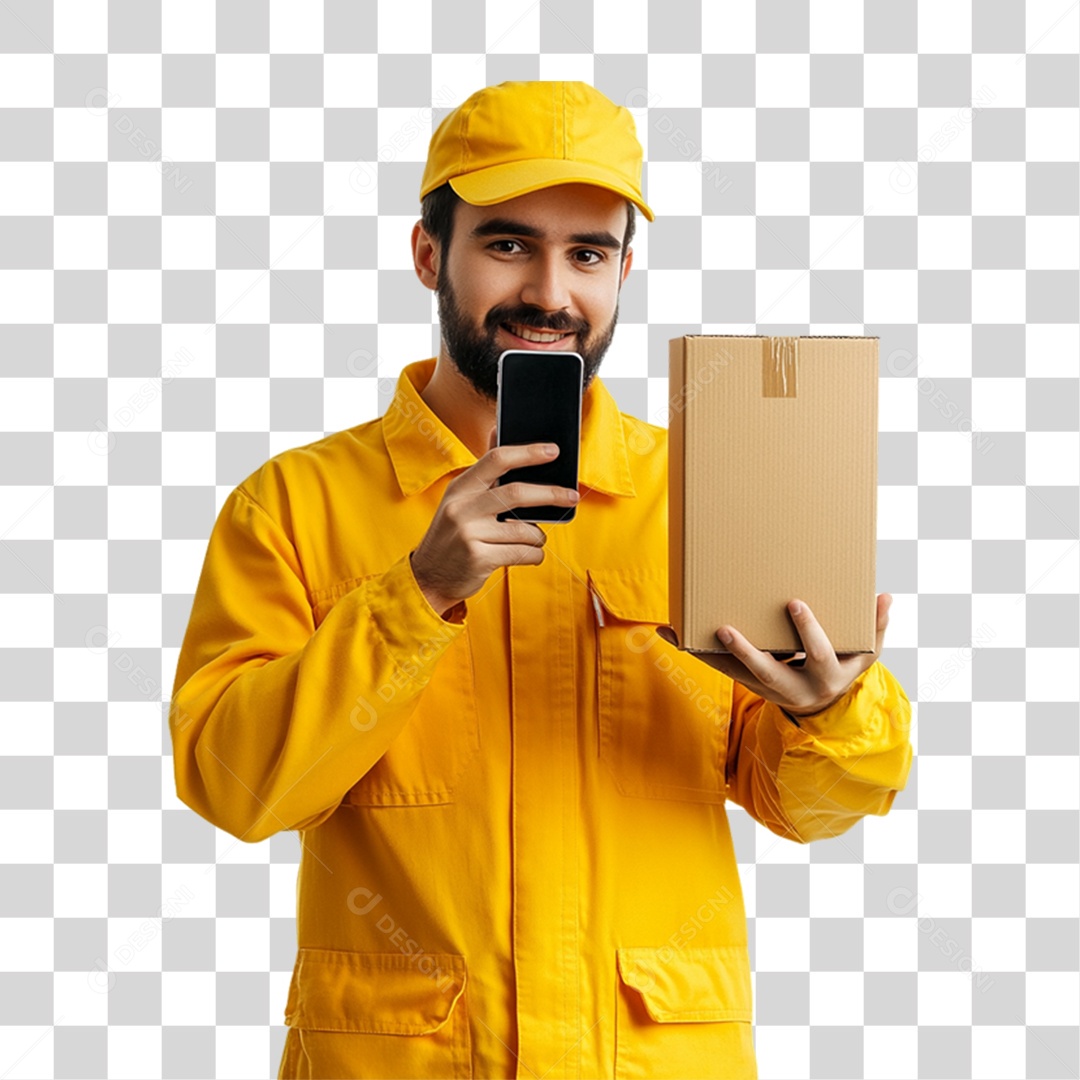 Entregador Trabalho Mercadorias PNG Transparente