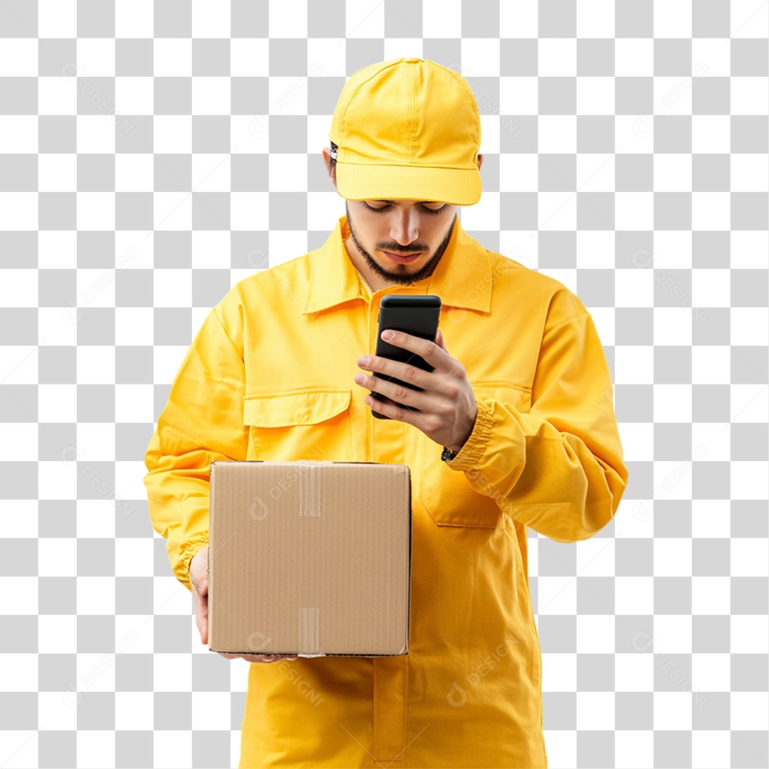Entregador Trabalho Mercadorias PNG Transparente