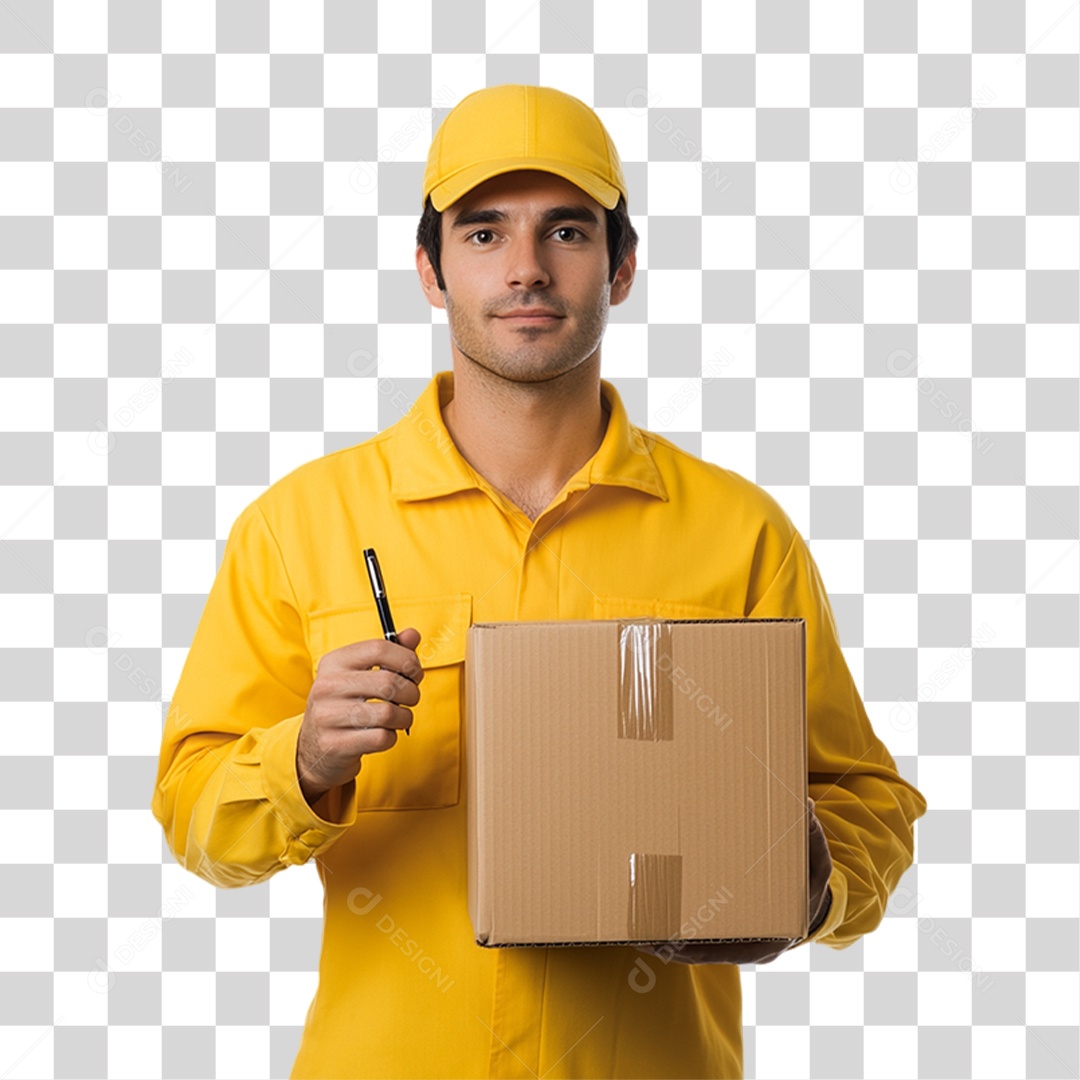 Entregador Trabalho Mercadorias PNG Transparente