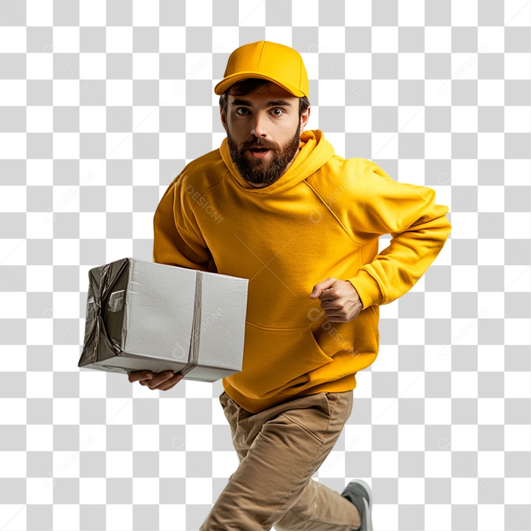 Entregador Trabalho Mercadorias PNG Transparente